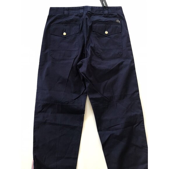 $178 Diesel Men's Slim P-Tucs Tape Trousers Peacoat Blue Jeans Size 34 - Picture 9 of 11